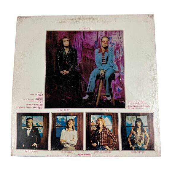 Elton John Caribou Vinyl LP 1974 MCA Records MCA-2116 - Picture 6 of 8